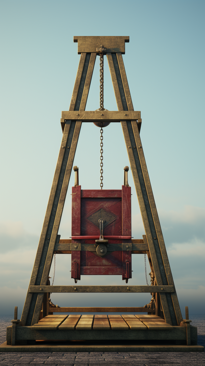 Guillotine used in World War II