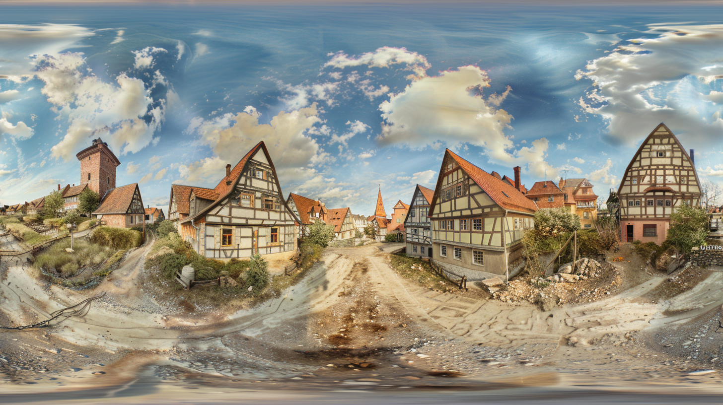 1632 German Village Equirectangular View