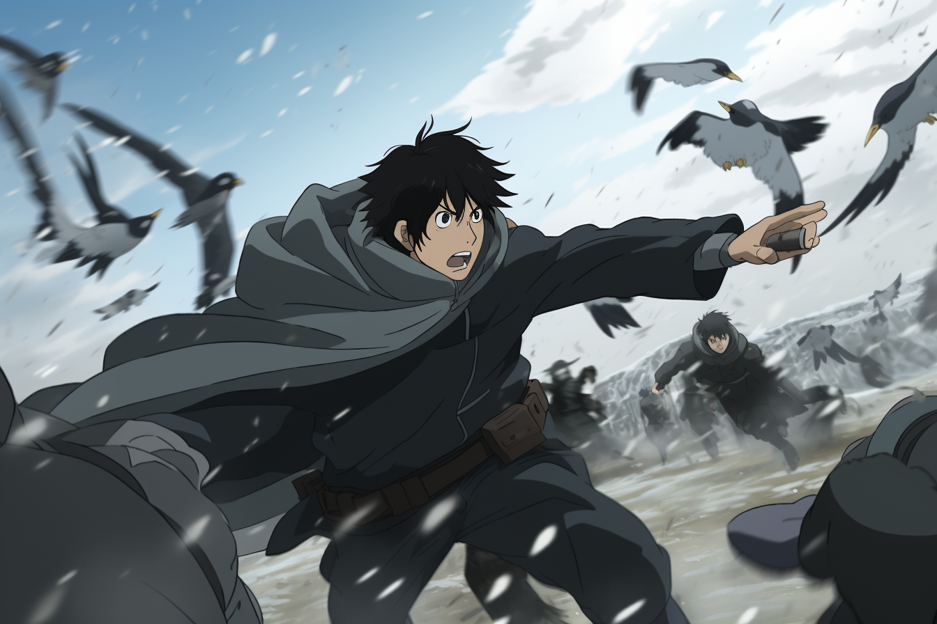 Ghibli penguin battle defeat