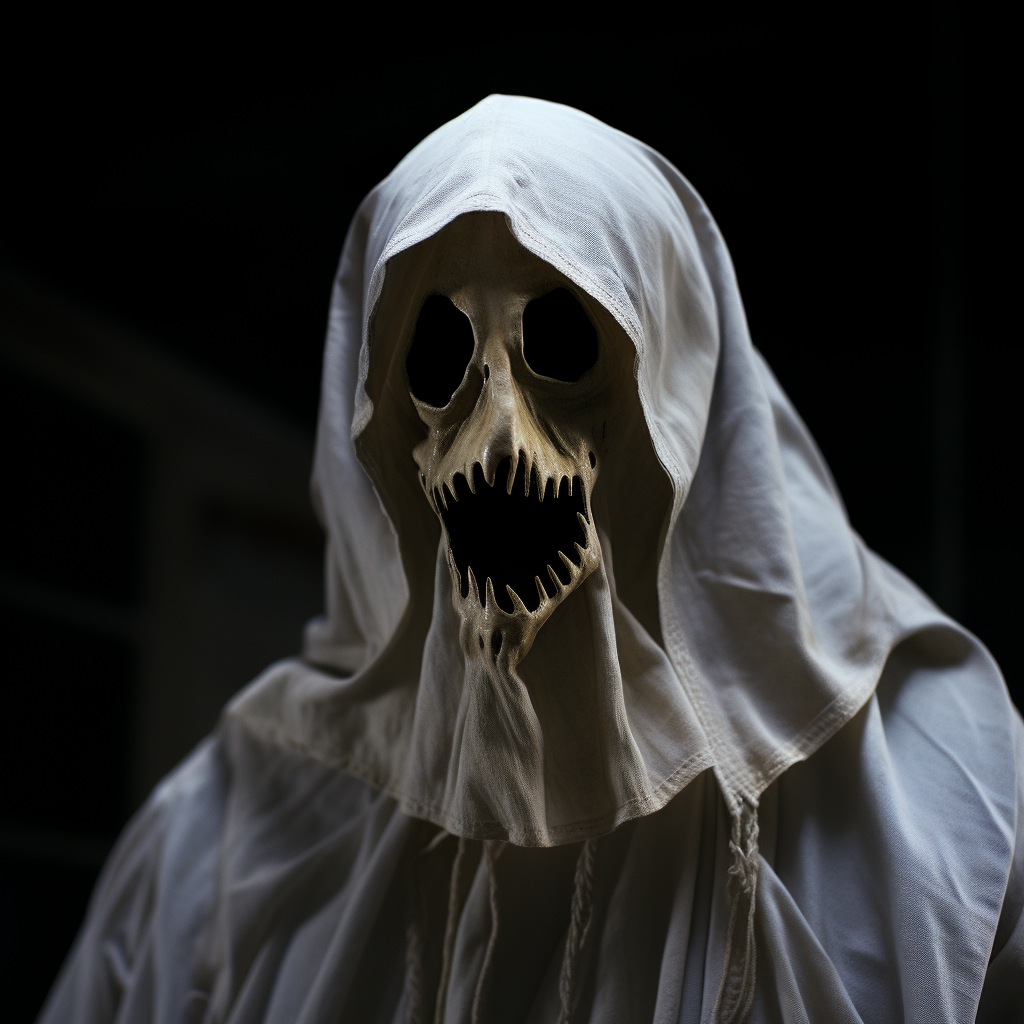 Terrifying Ghost Face Killer from Scream Movie