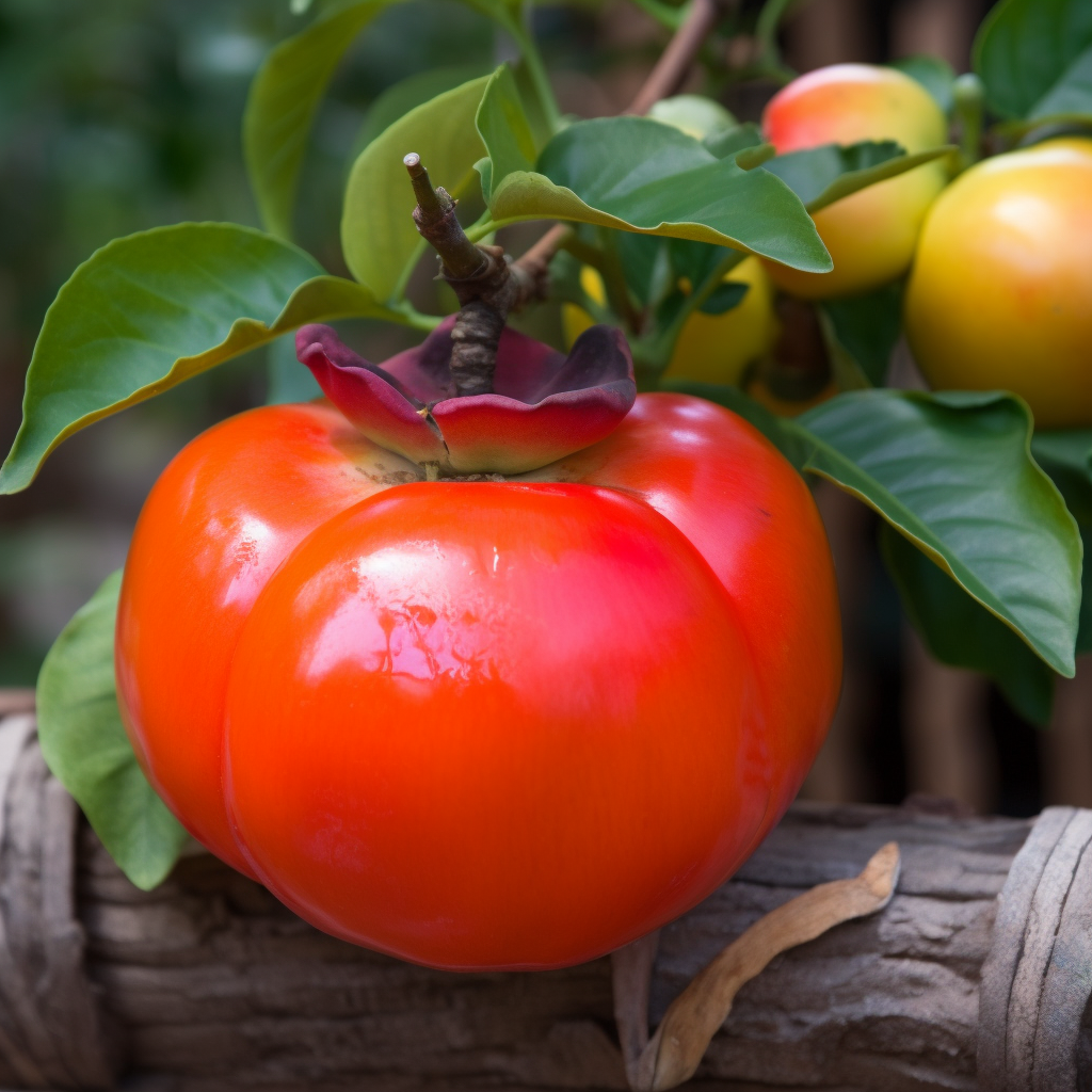 Vibrant Giant Fuyu Persimmon