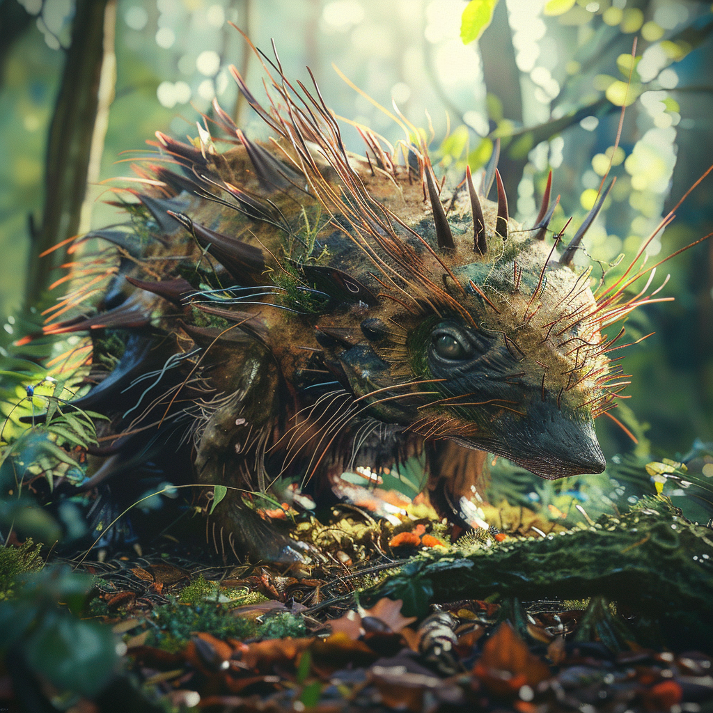 Goblin Porcupine Hybrid in Forest