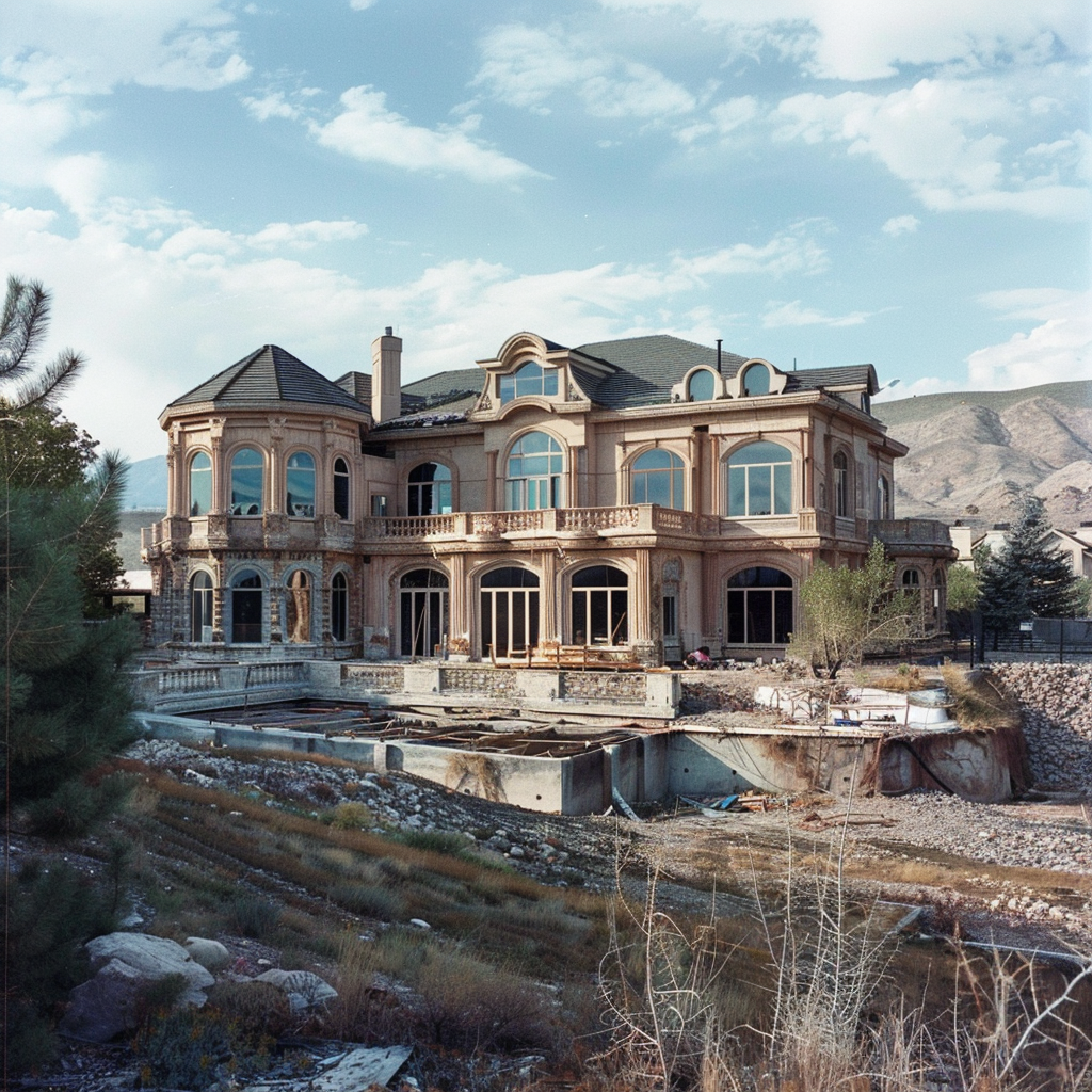 vintage mansion Utah 1990s