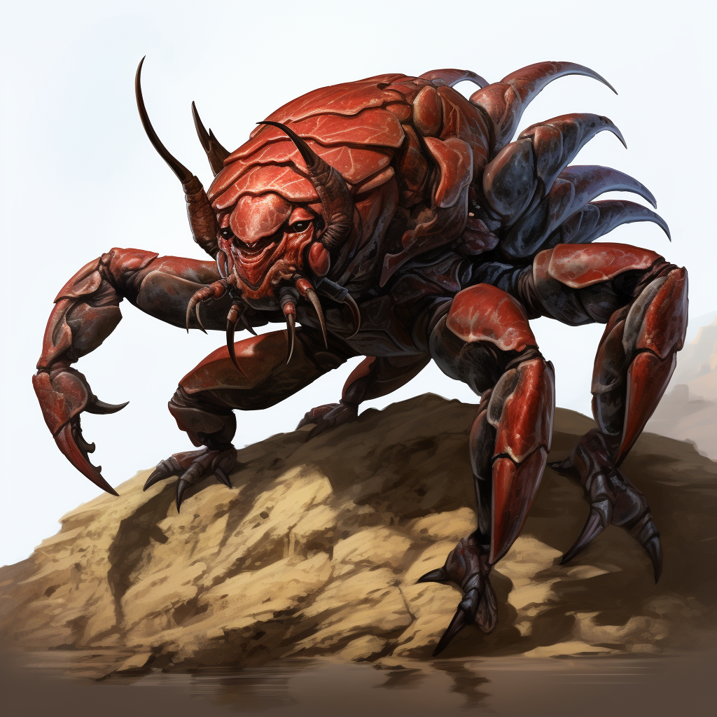 Giant Scorpion Token for RPG and Board Games