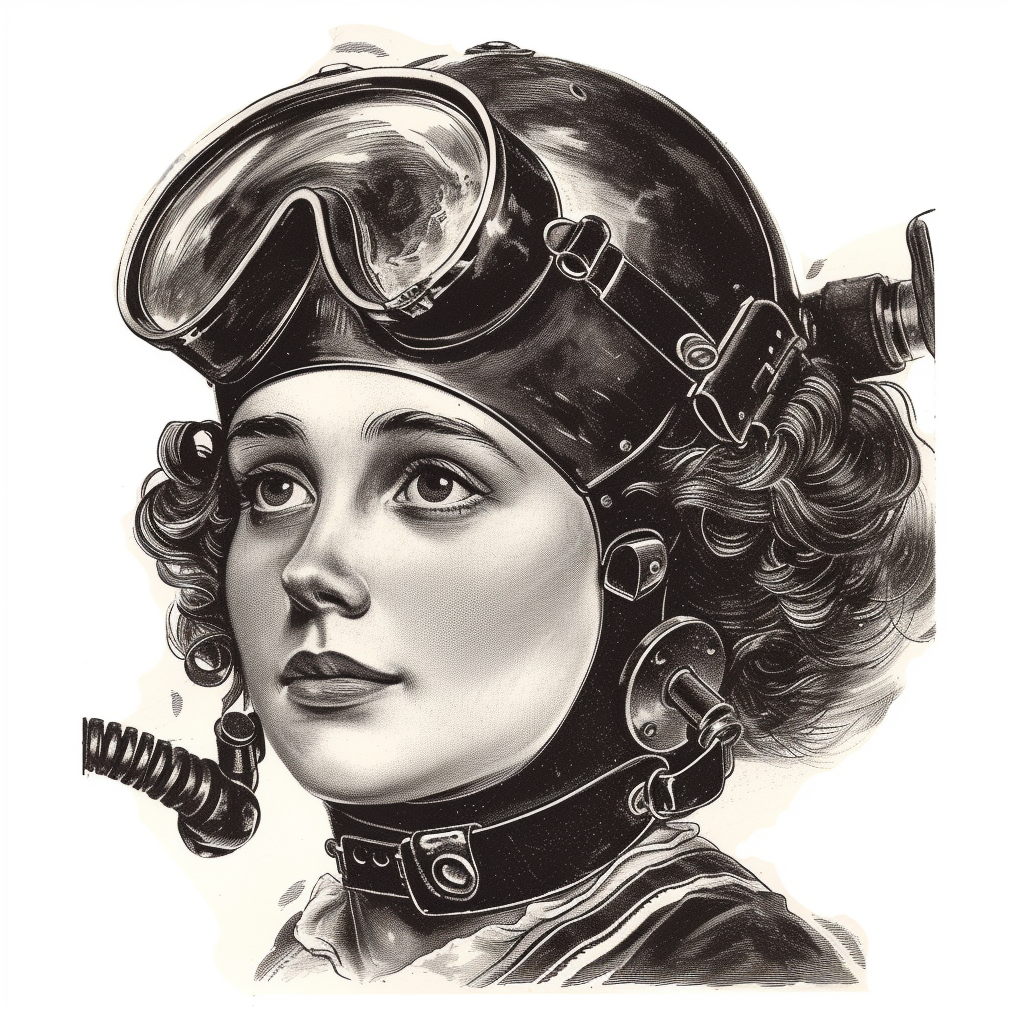 Gibson Girl Diving Helmet Sticker