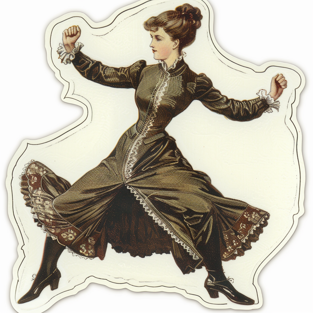 Gibson girl round house kick