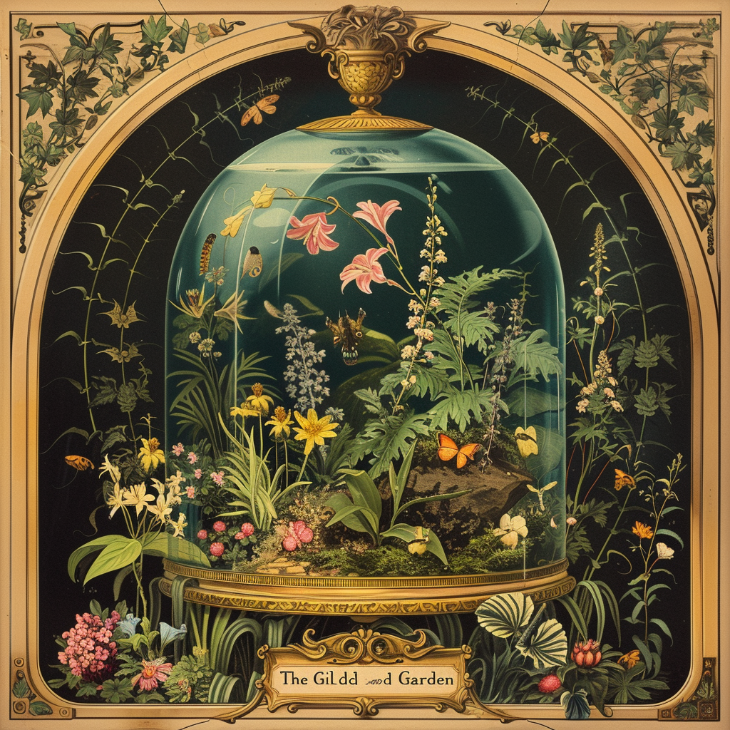 Gilded Garden Art Nouveau Terrarium