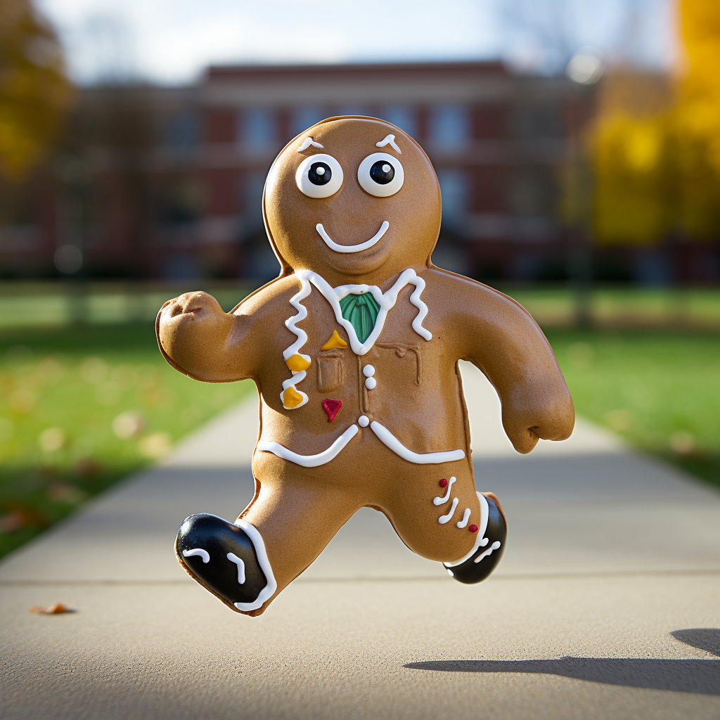 Gingerbread Man Student in US University