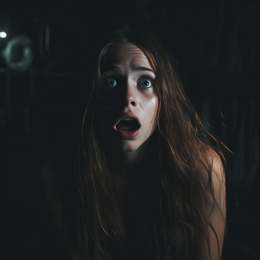 Girl Going Insane in the Dark