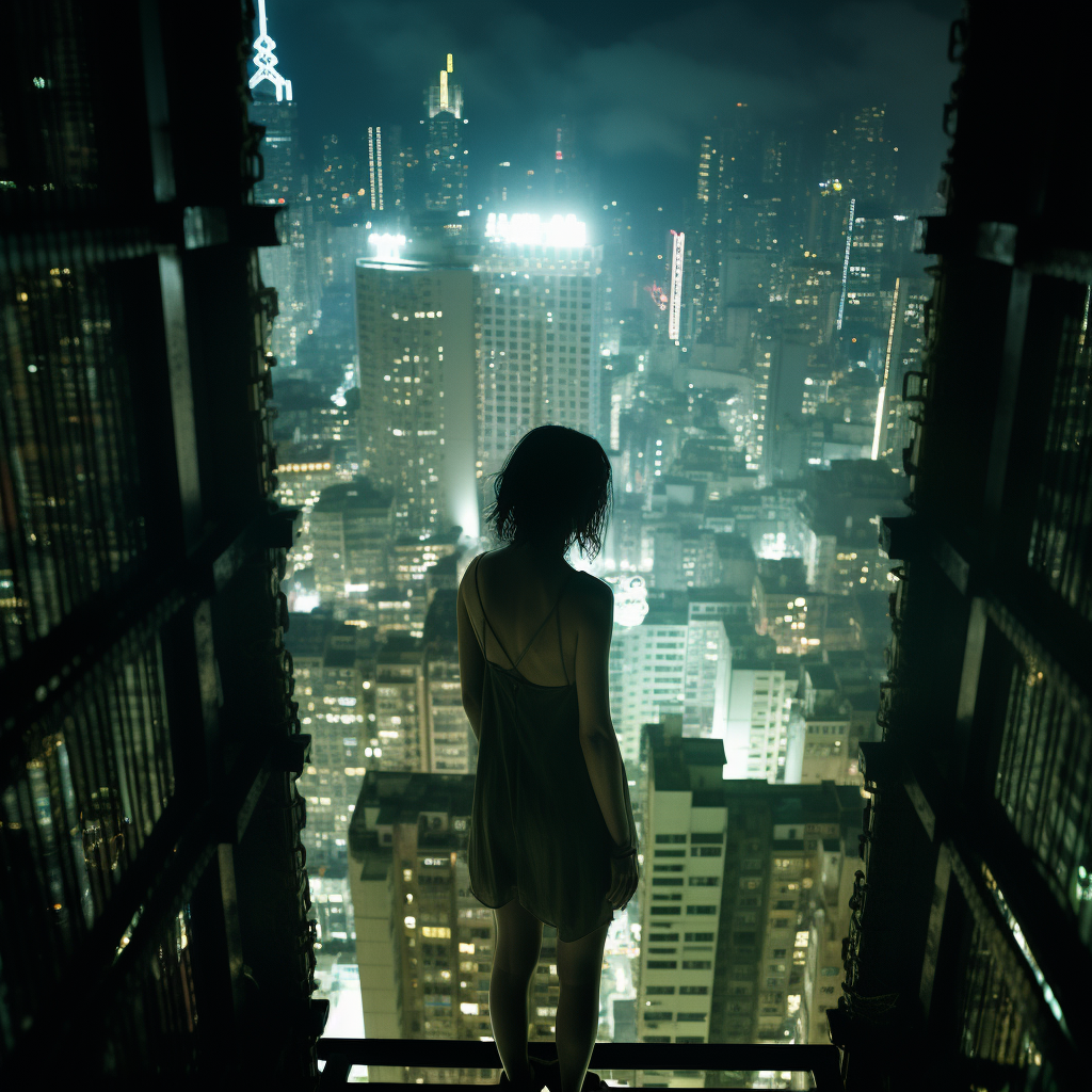 girl on tall building wong kar wai film