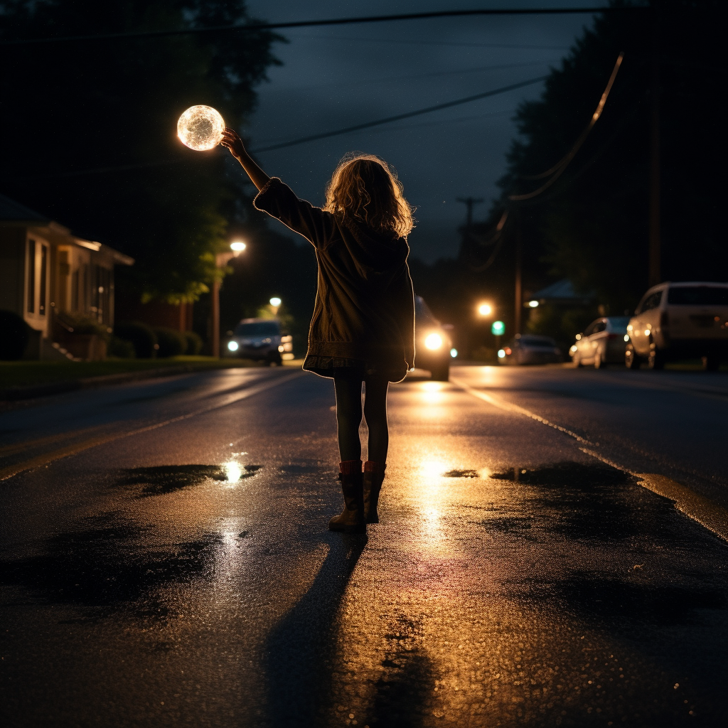 Angry girl throwing glass plate on road