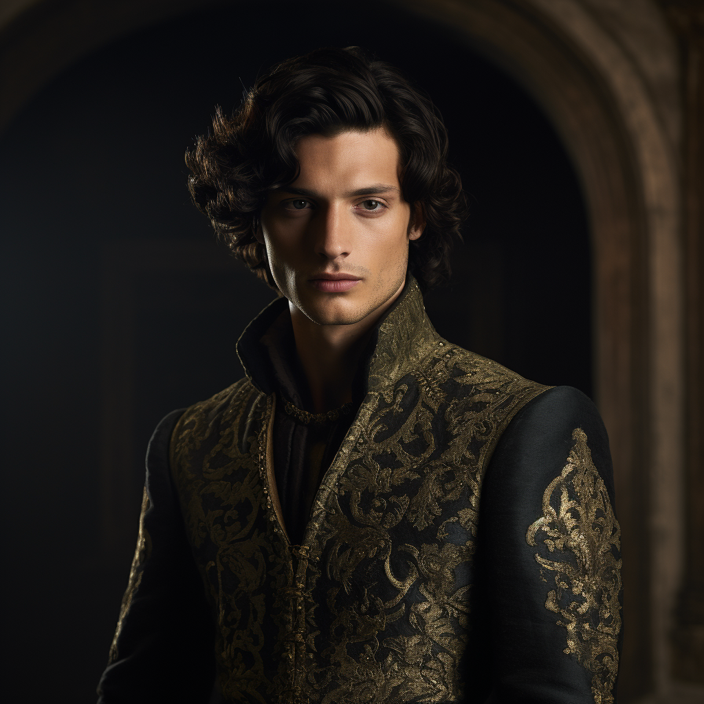 Portrait of Giuliano di Medici in TV Series