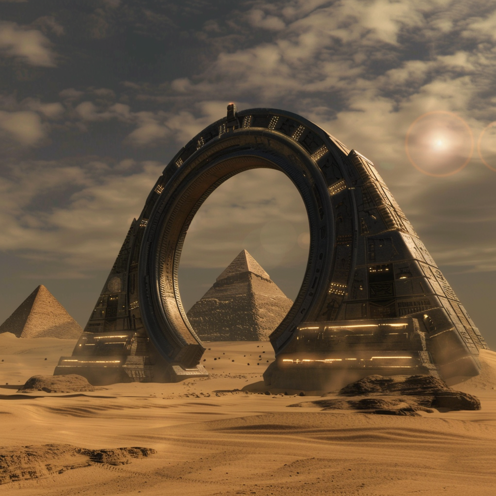 Egypt Giza Stargate Teleport Station