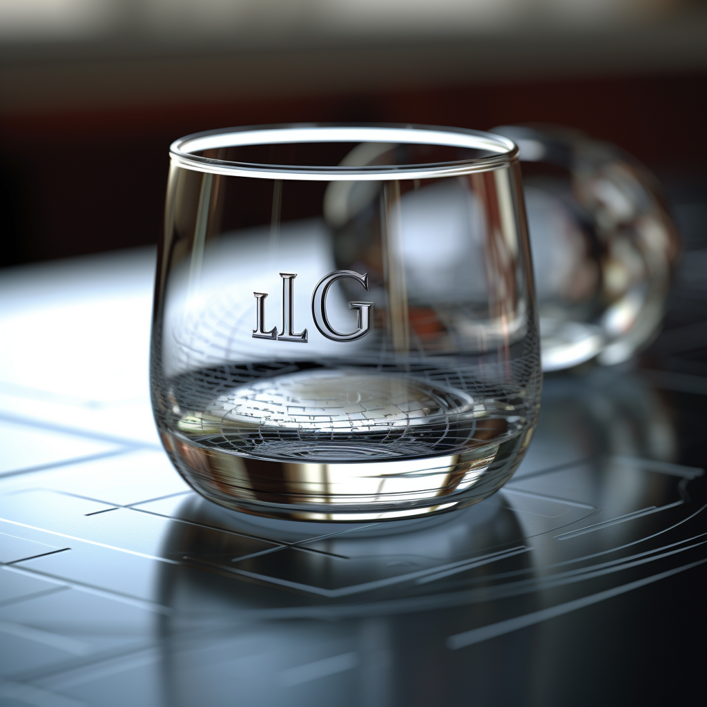 LIG Engraved on Glass