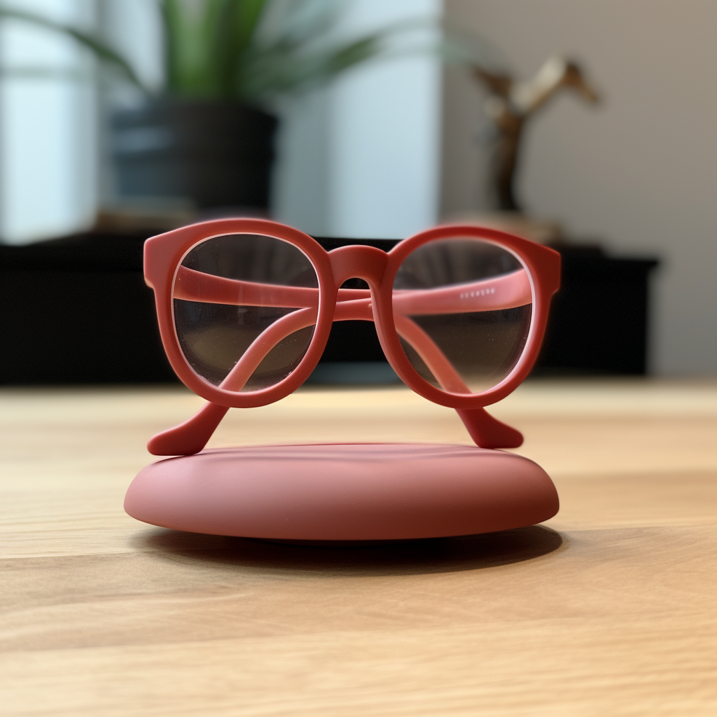 Soft silicone glasses stand