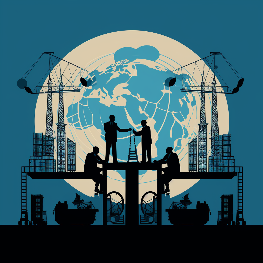 Globalization Pictogram - World Trade Growth