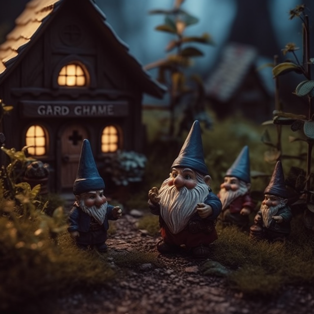 Gnomes filled with anticipation and determination