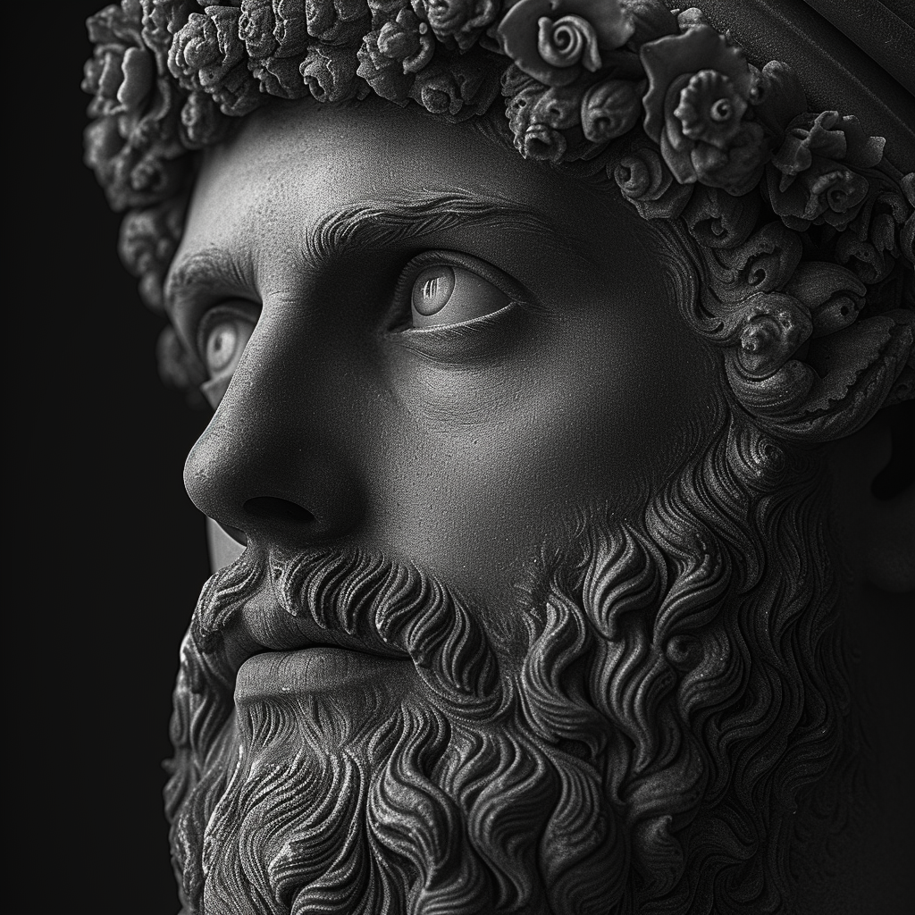 Pericles Ancient Greece Statesman's Gaze 3D Background