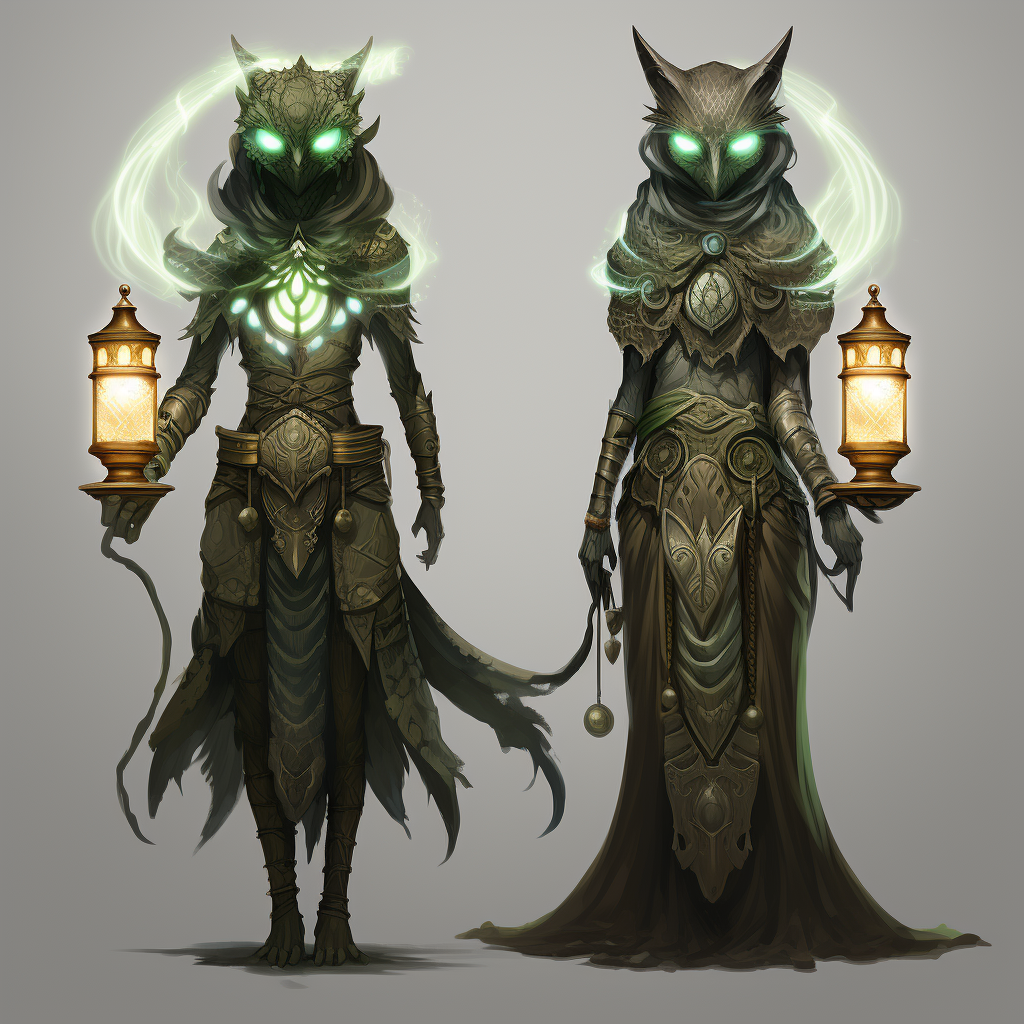 Glowbearer Guardian with Lantern-like Ears