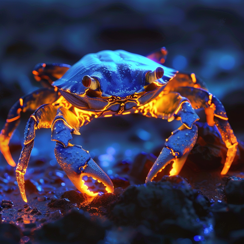 Avatar state glowing crab