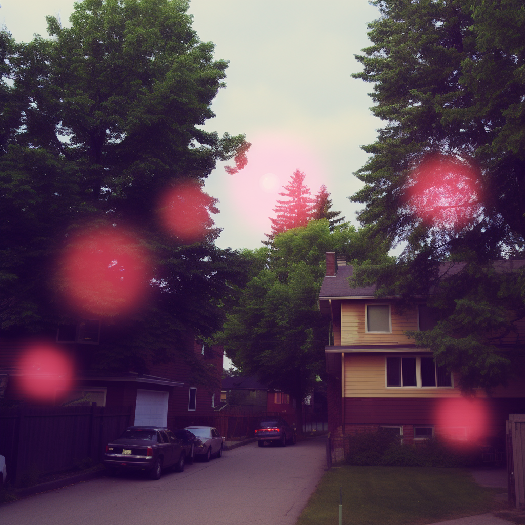 Glowing orbs with tremendous power illuminate the suburbs.