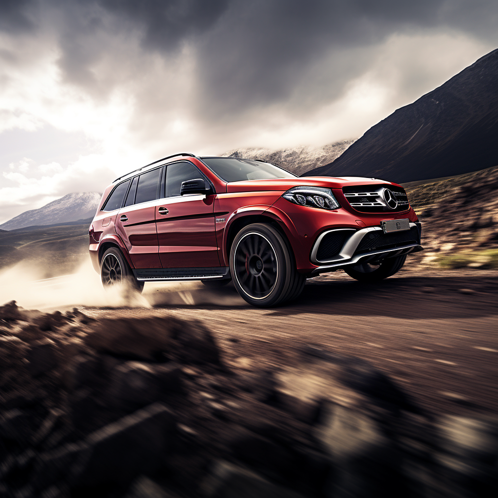 Stunning GLS 63 AMG with breathtaking views