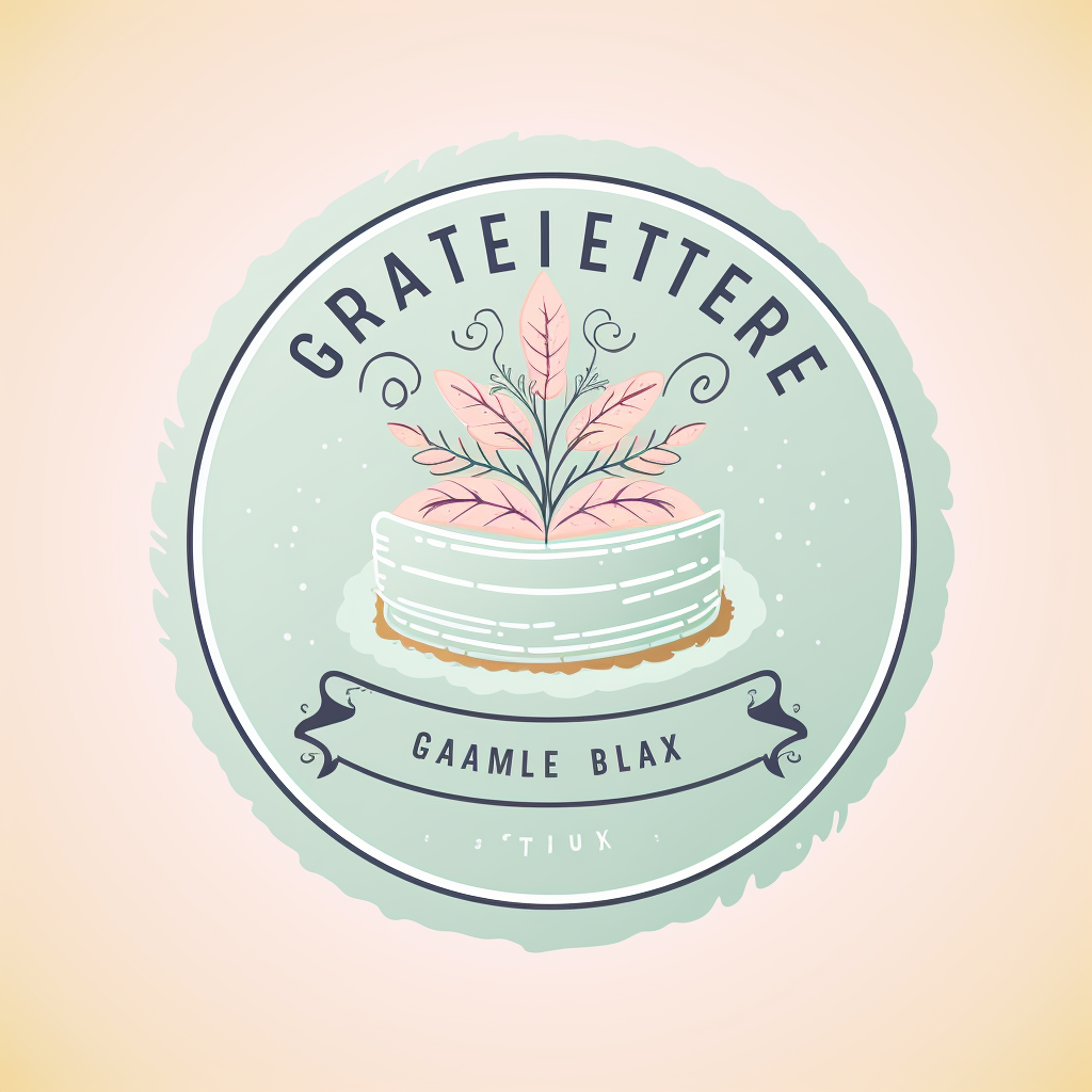 Gluten Free Bakery Logo Pastel Cake