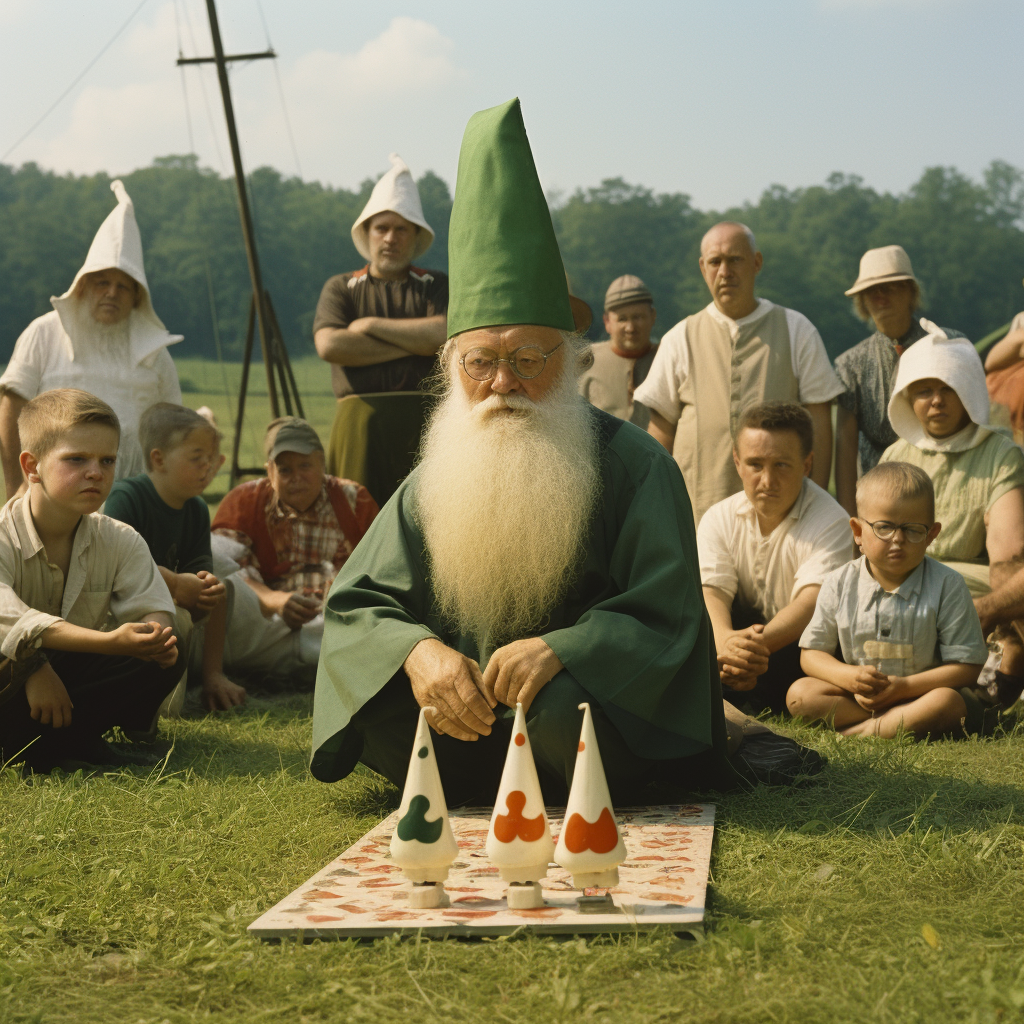 Gnome Swindling Irish Picnic Patrons