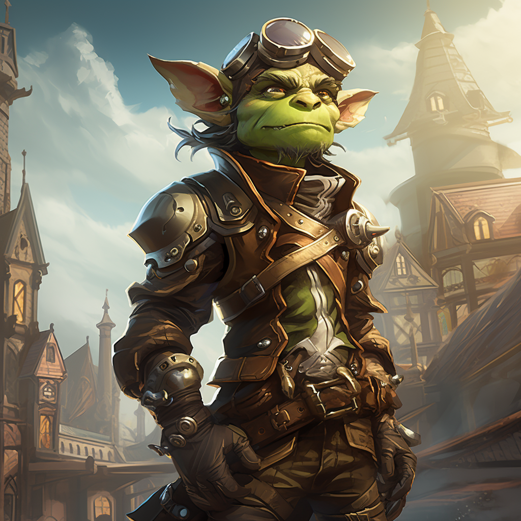 Goblin in Steampunk City Costume