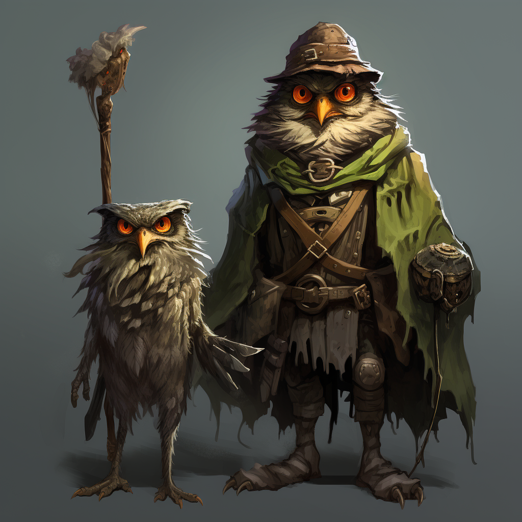 Mysterious Goblin Owl Hybrid