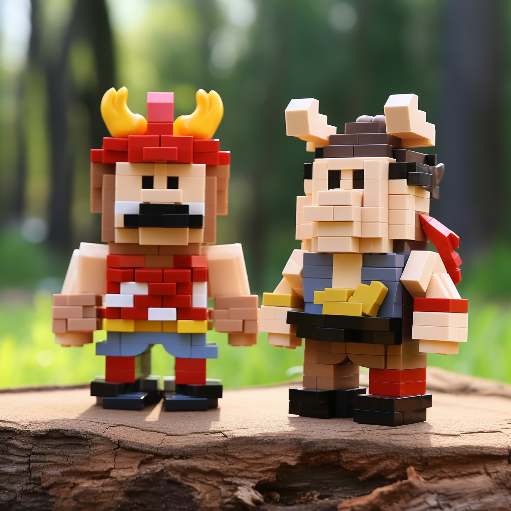 Fun Gobricks Asterixs Obelix Blocks