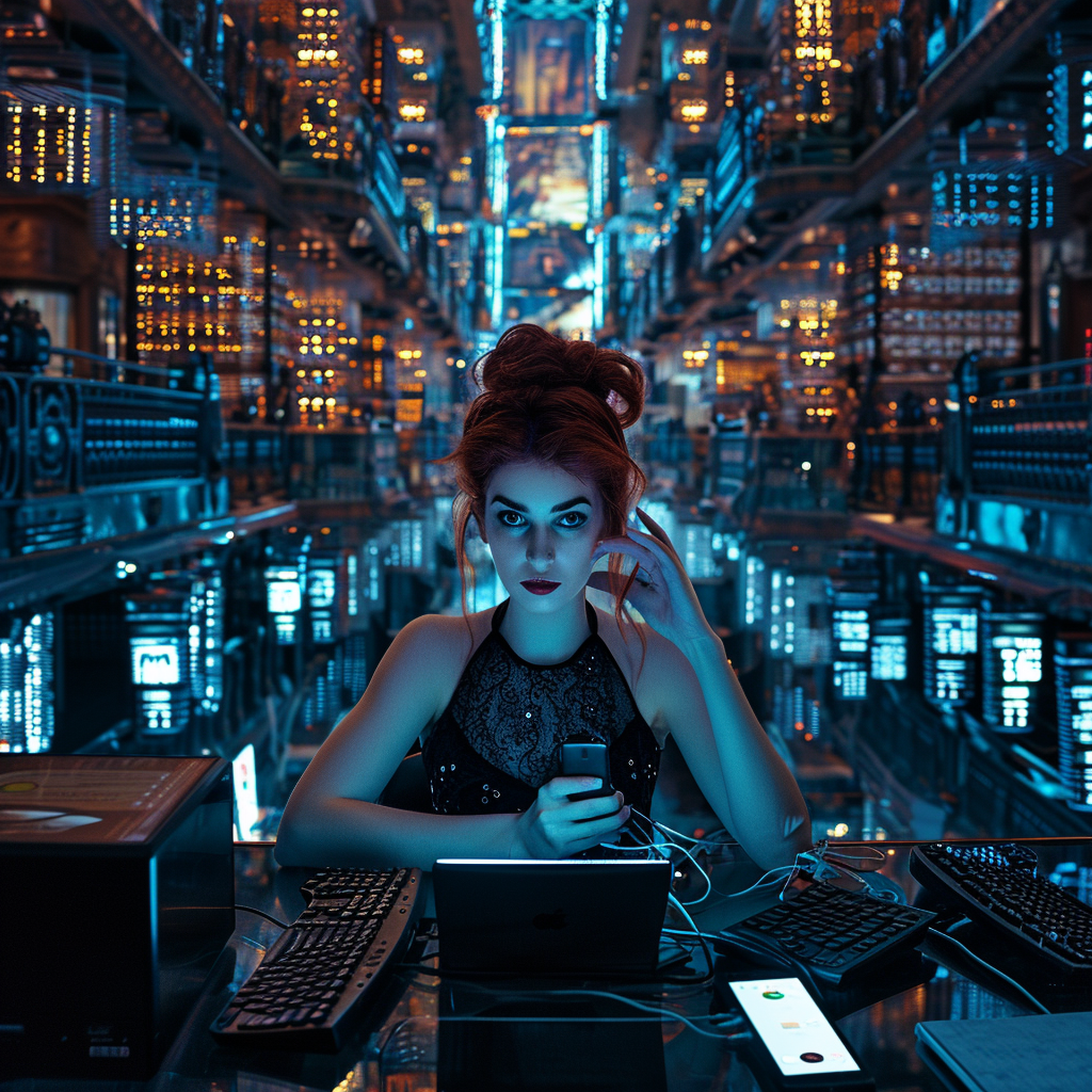 Portrait of the Goddess of Technology