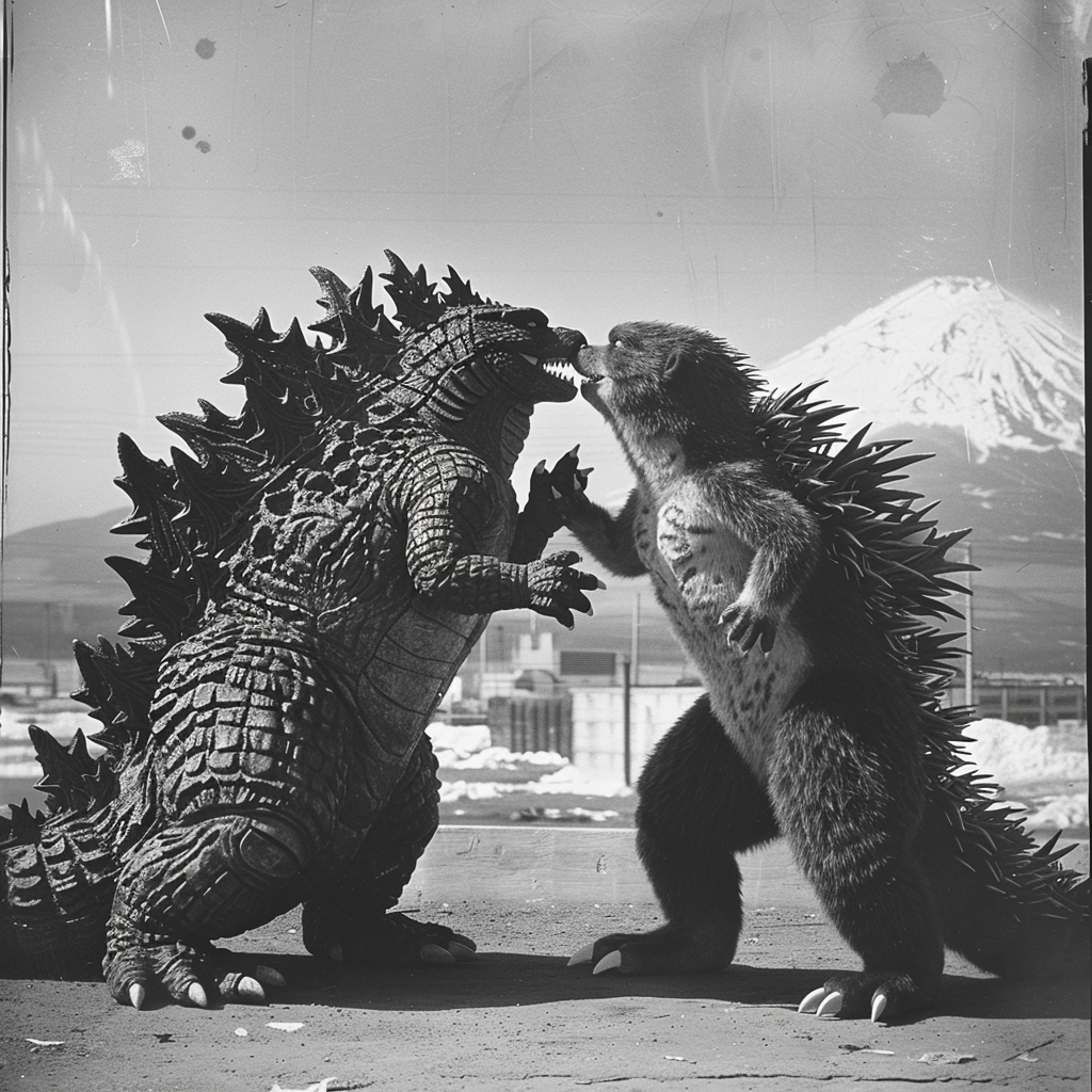 Godzilla Sonic Kissing East Greenland