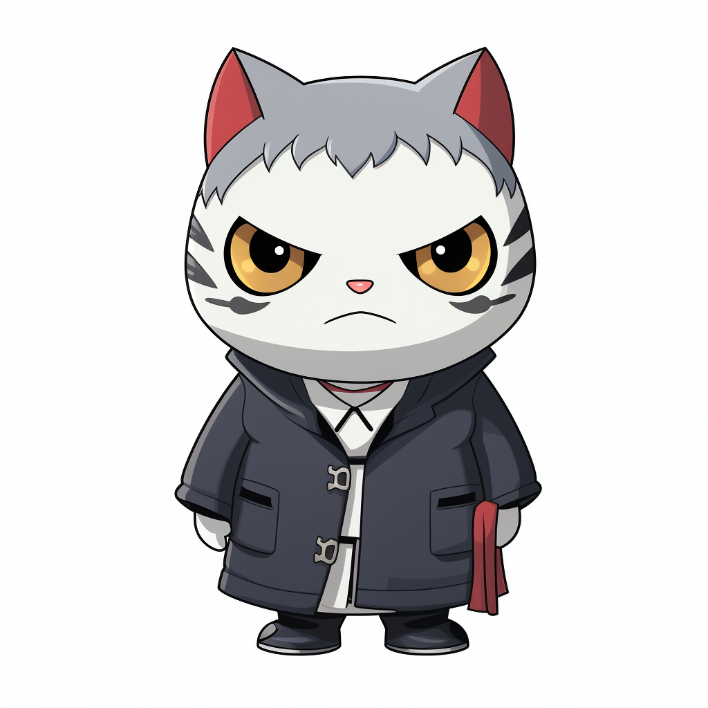 Gojo in Animal Crossing Style