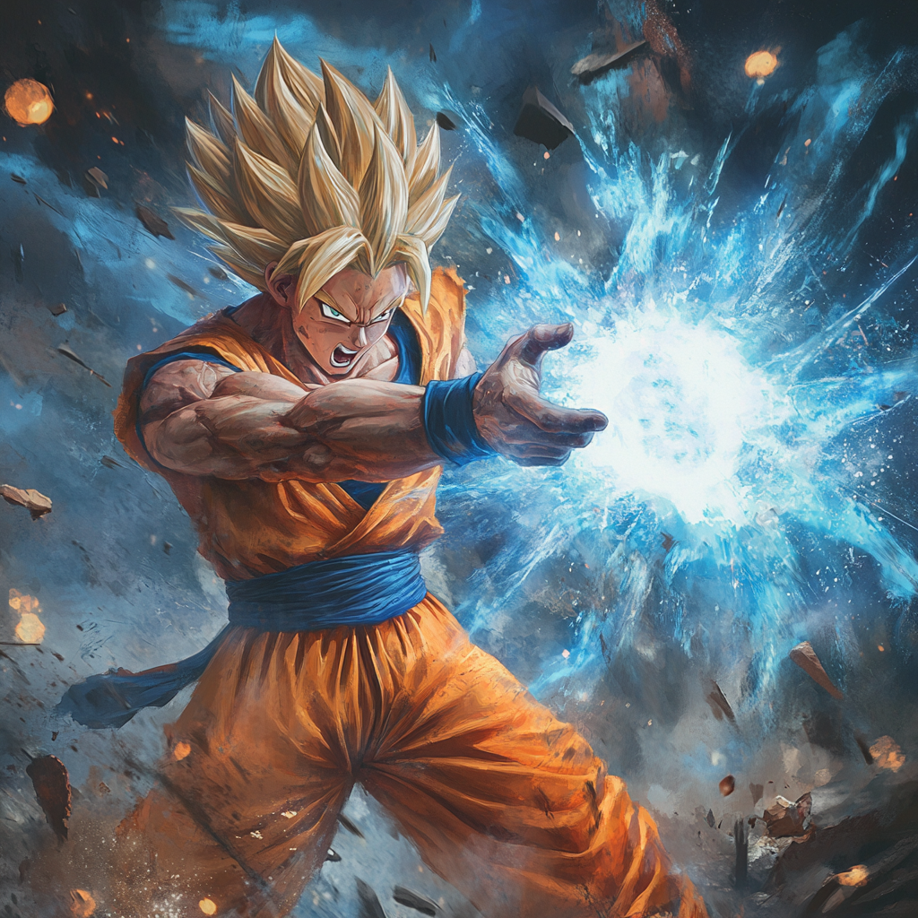 Goku Kamehameha Battle Power Energy