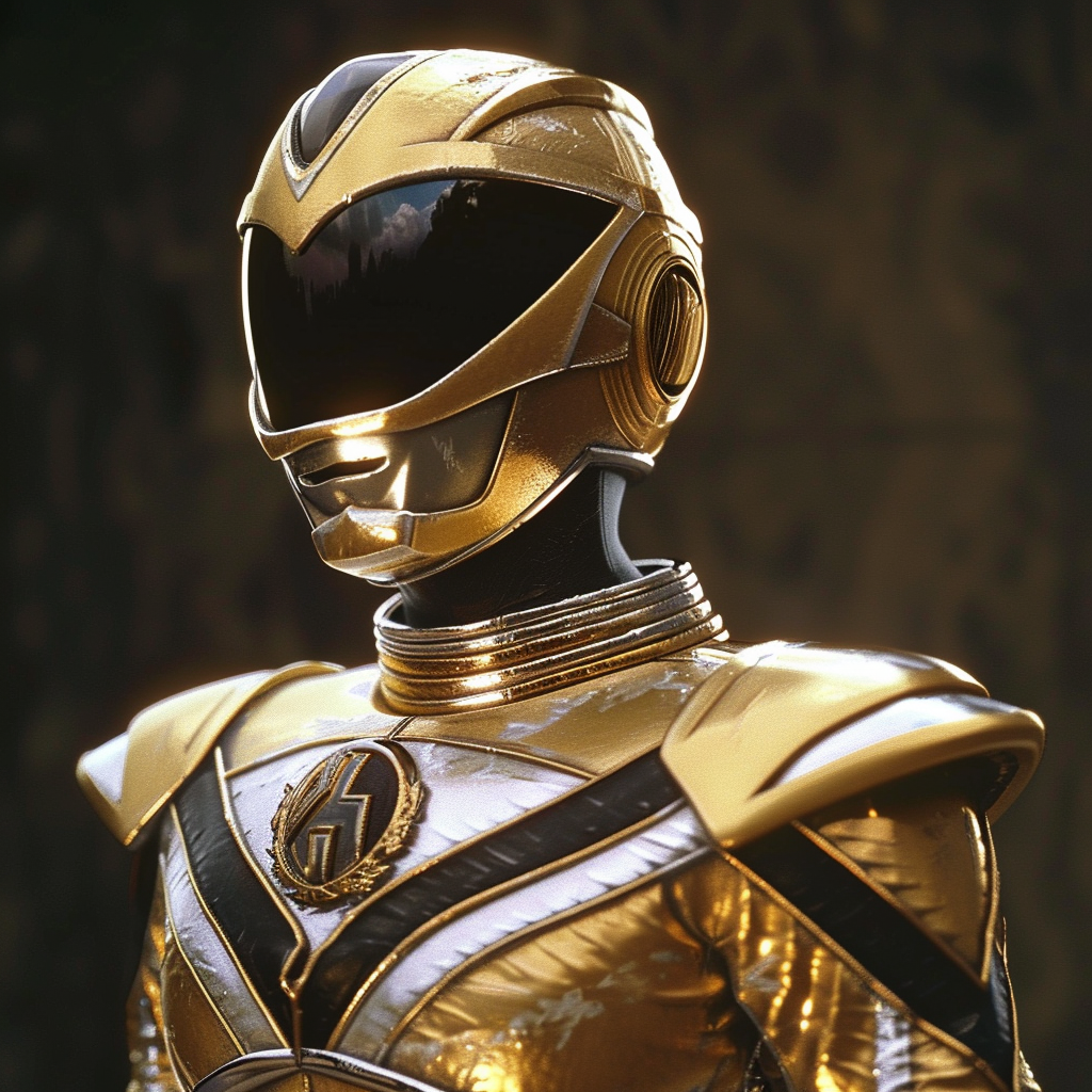 Gold Zeo Ranger Costume Transformation Power