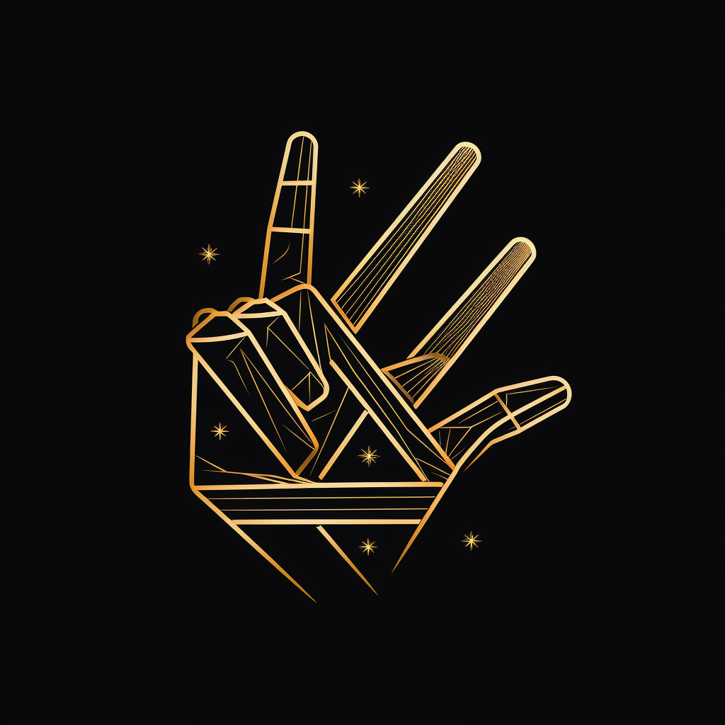 Golden Bars Connected to Geometric Minimal Hand