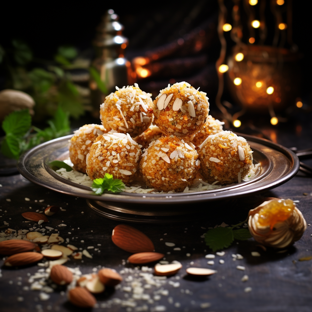 Tasty vegan quinoa almond balls