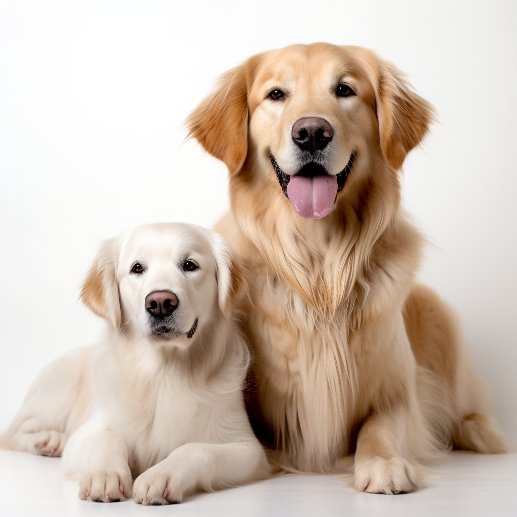 Golden Retriever with Stunning Natural Lighting