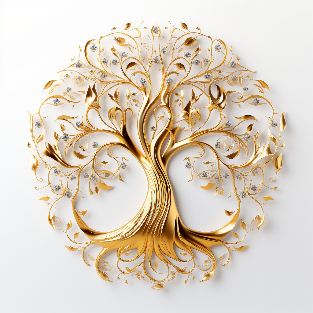 Golden tree of life