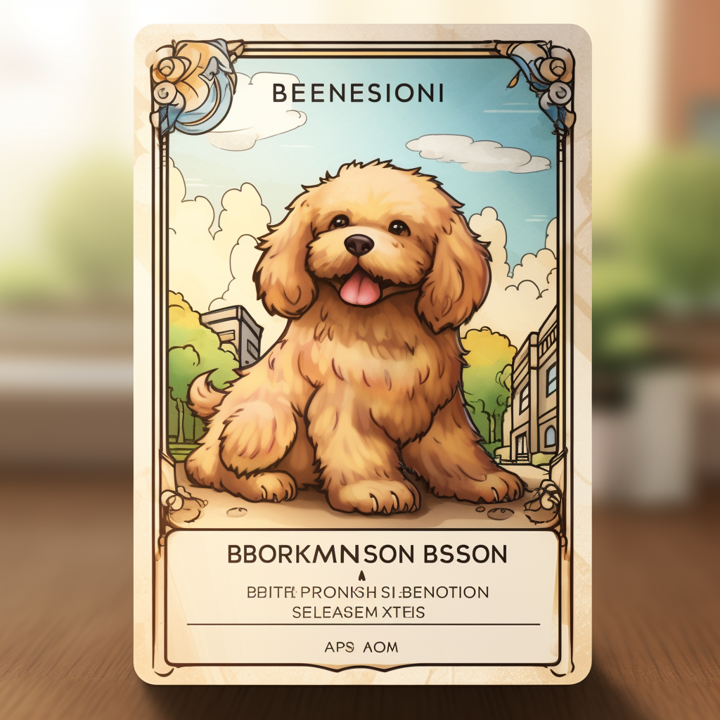 Pokémon Card for Golden Doodle Benson