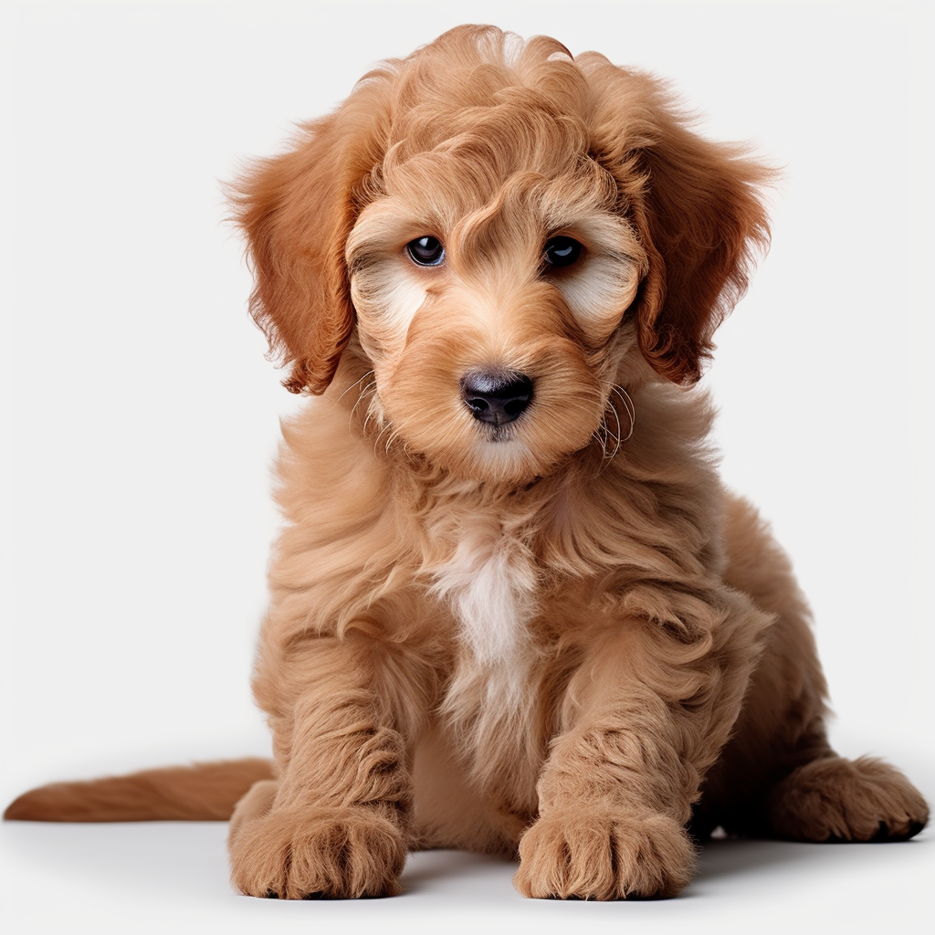 Cute and Affectionate Goldendoodle Puppy