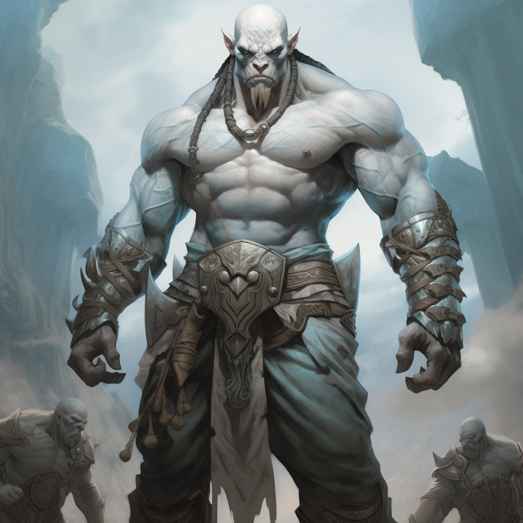 Powerful Goliath Warrior with a Maul