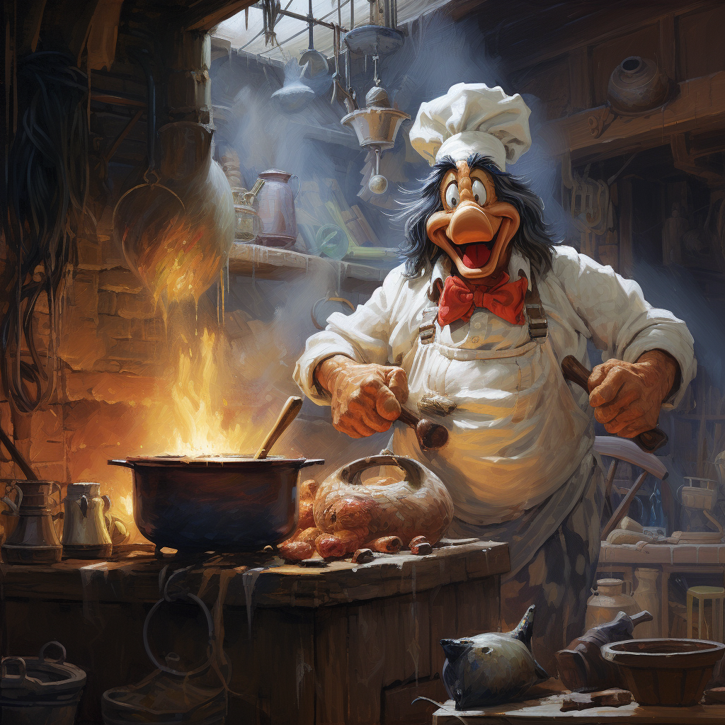 Goofy cooking with The Muppet's Swedish Chef