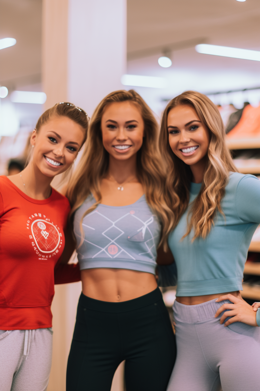 Three Fit Girls in Lululemon Apparel