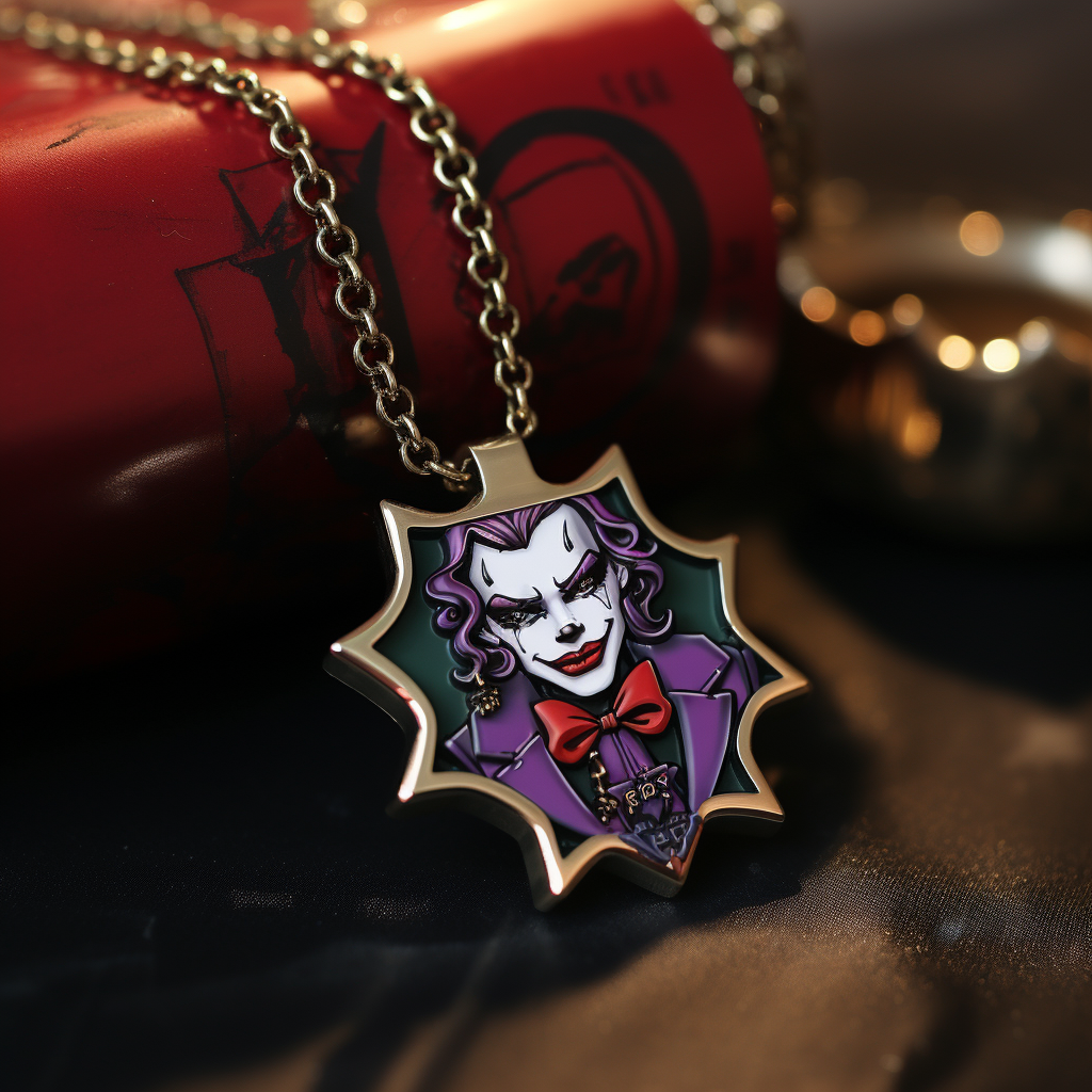 Joker Harley Quinn necklace image