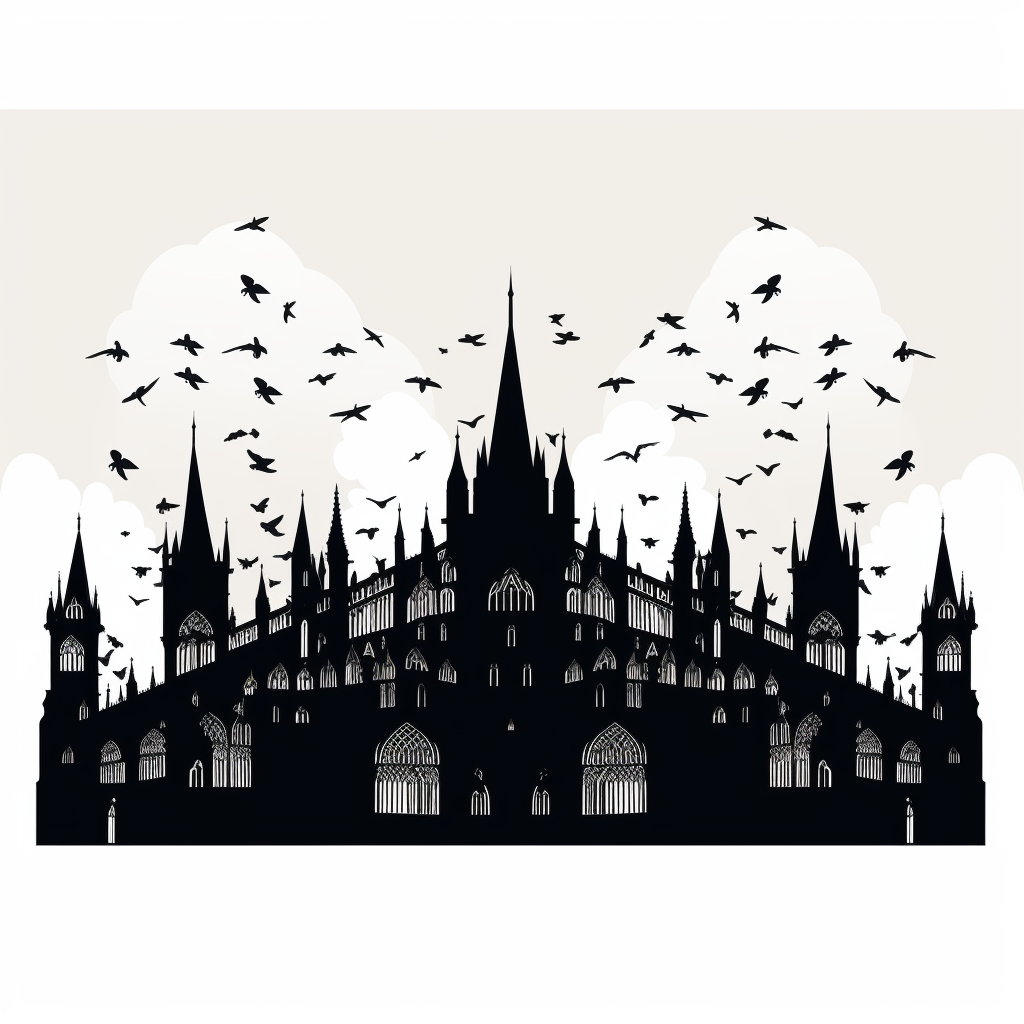 Gothic Building Silhouette