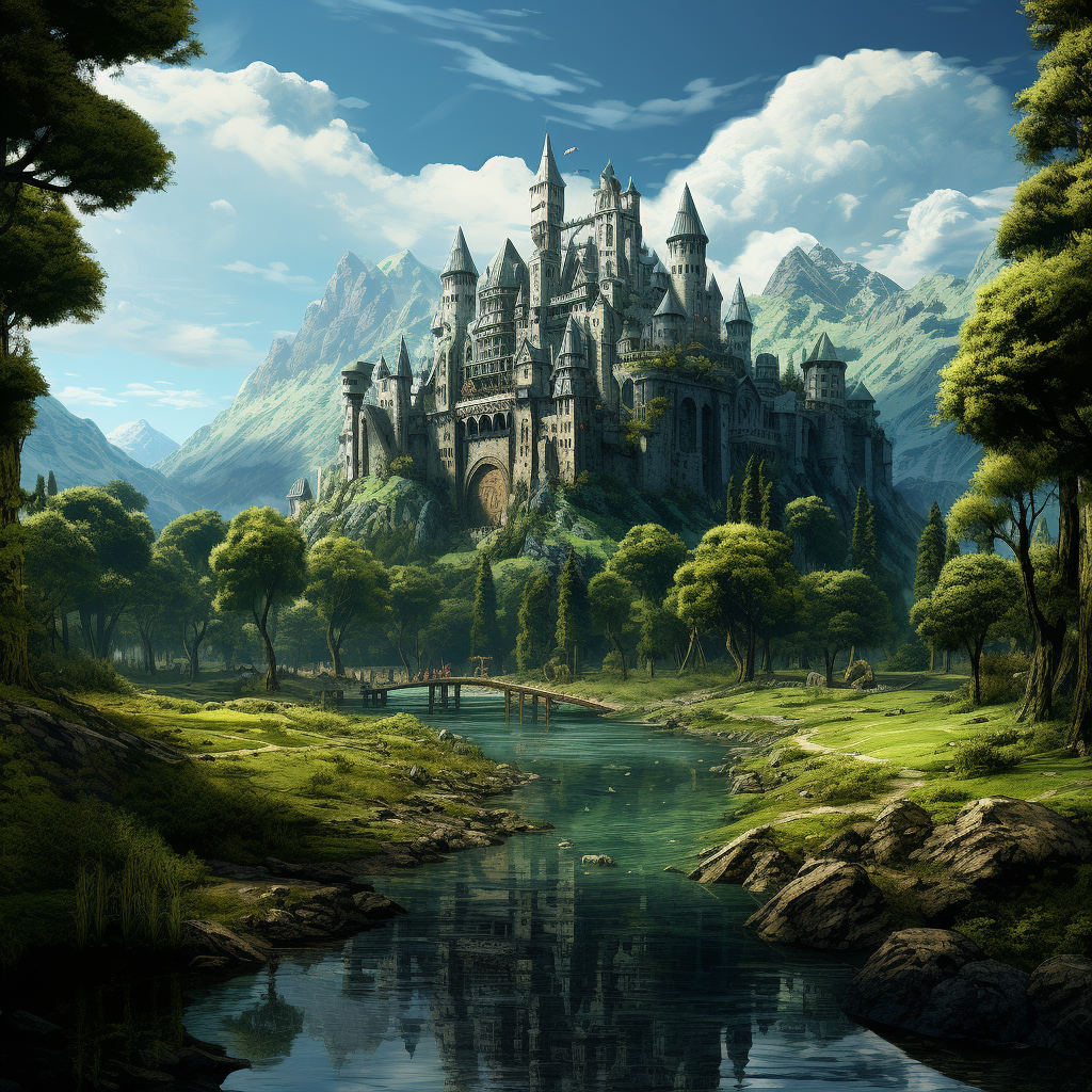 Stunning Gothic Medieval Kingdom Image