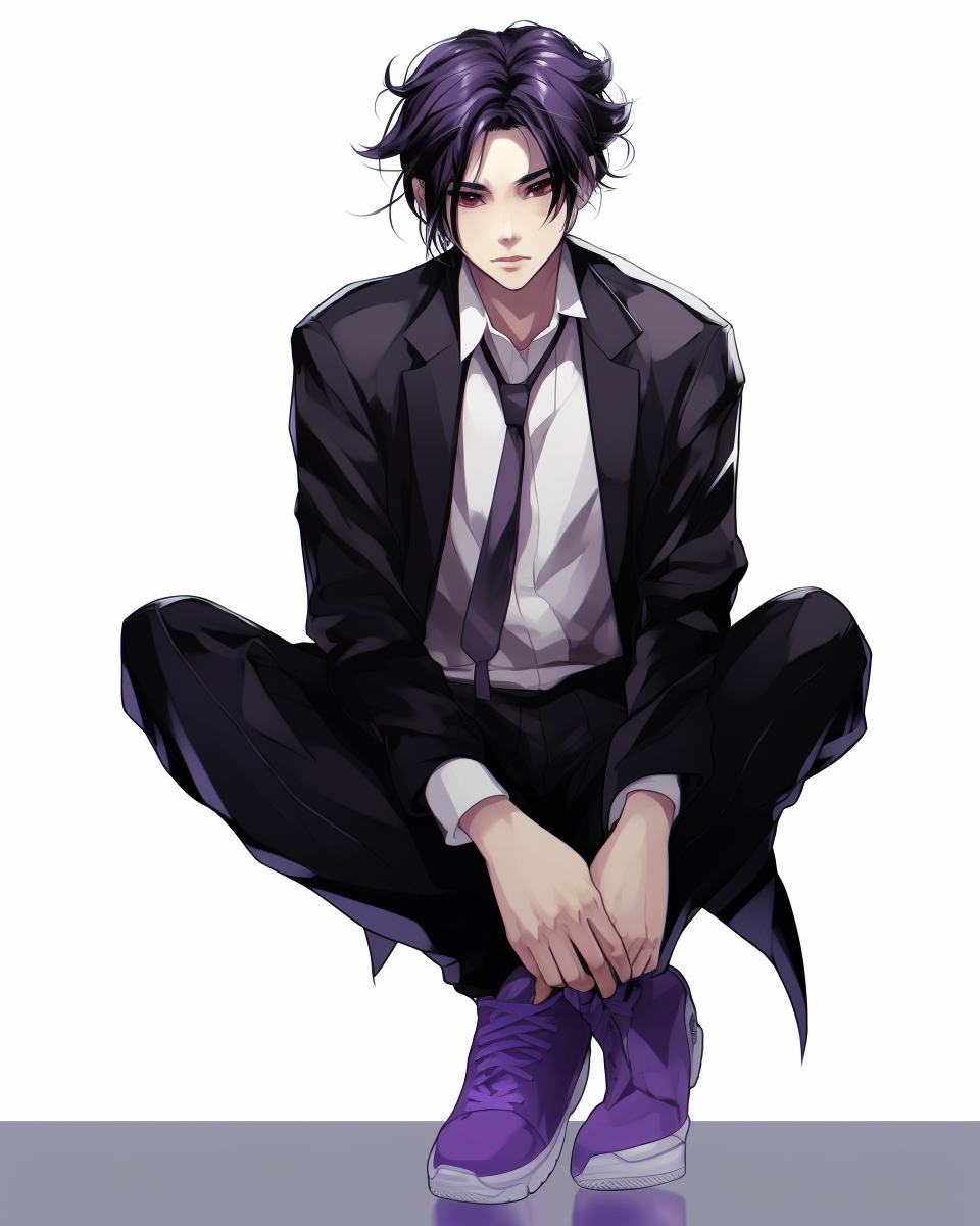 Gothic Style Male Character Art