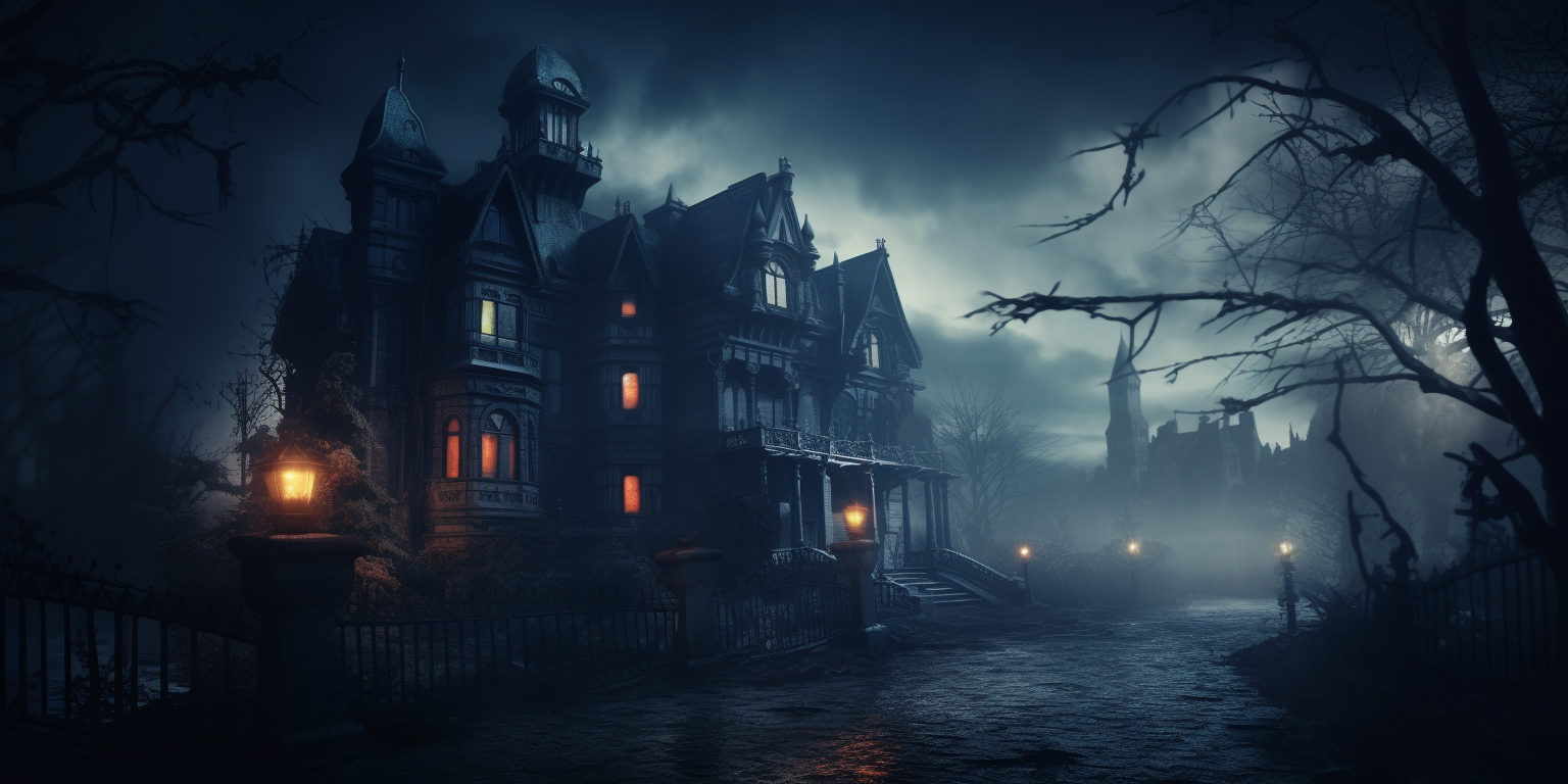 Dark Fantasy Vampire Manor Image